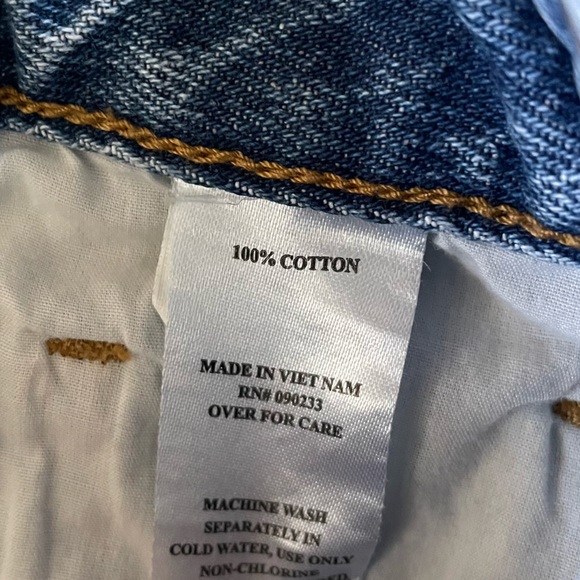 Pacsun Playboy distressed mini jean skirt - Picture 3 of 4